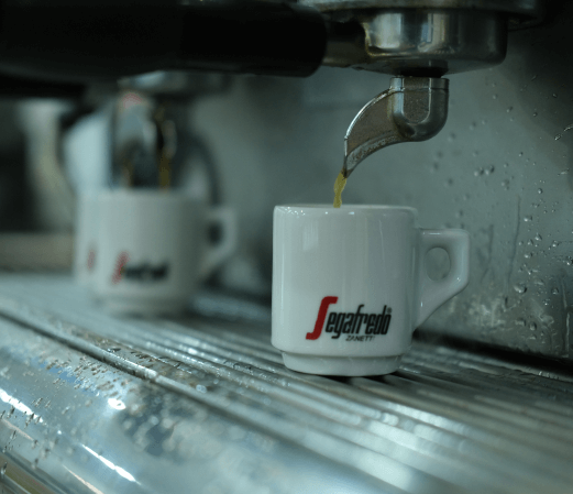 Café dentro do Restaurante